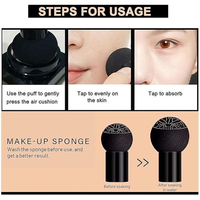 Mushroom Head Air Cushion CC Cream,, Moisturizing BB white) (#01)