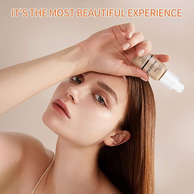 PHOERA Foundation Makeup Naturally Liquid Foundation Full Coverage 30ml