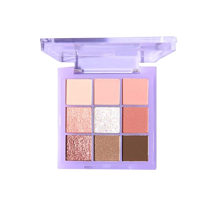 Violet Fairy 9 Color Eyeshadow Palette, Warm Neutrals