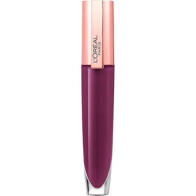 L'Oreal Paris Glow Paradise Hydrating Tinted Lip Balm-in-Gloss with Pomegranate Extract & Hyaluronic Acid, Ultra-Gentle, Non-Sticky Formula, Fete de Fleurs, 0.23 fl oz