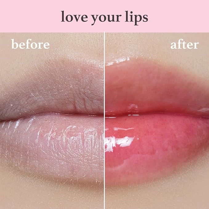 NOONI Korean Hydrating Lip Oil - Applecherry | Long-Lasting, Moisturizing, Plumping, Revitalizing for Dry Lips, Waterproof, No Peel Off, Hydrating, Nourishing Crystal Clear, 0.12 FL Oz