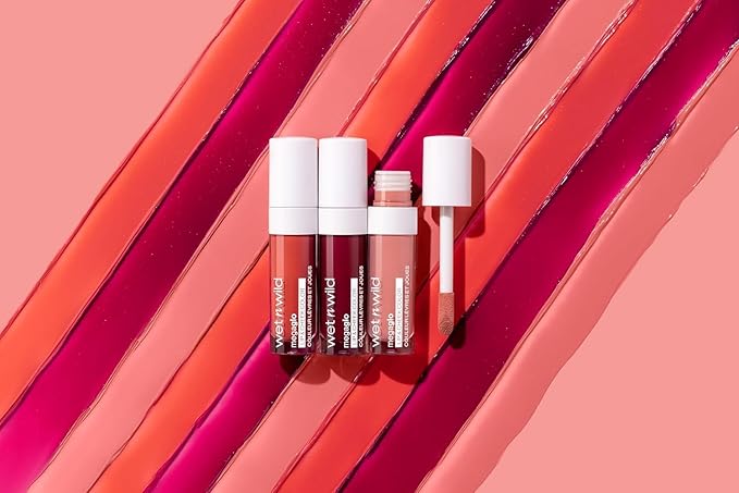 wet n wild Mega Glo Lip & Cheek Color, Creamy Berry Stain, Buildable Multi-Use Soft Matte Finish, Vegan & Cruelty-Free - Berry True