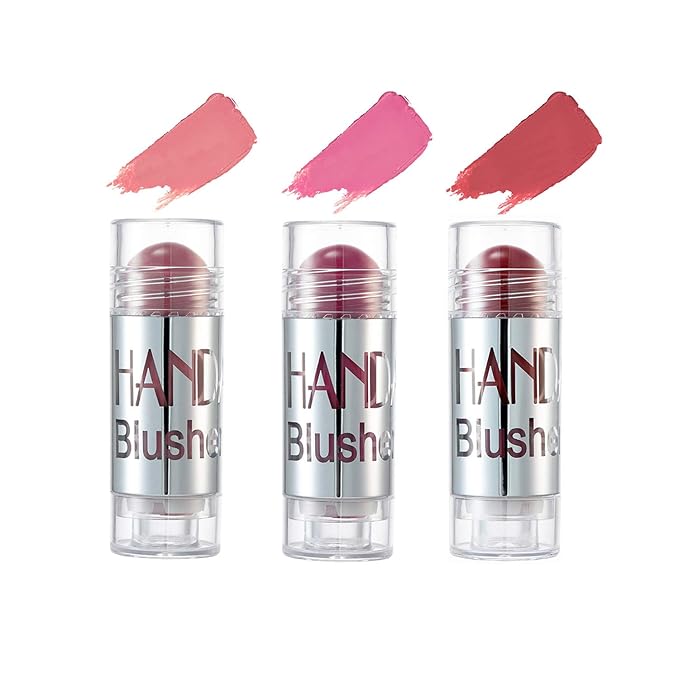 Blush Stick Set Matte Cream Blush Stick for (Set 01)
