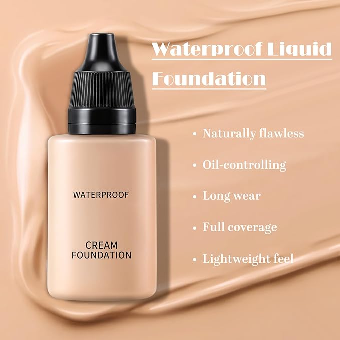 Boobeen Liquid Full Coverage Foundation, Concealer Cream Foundation,