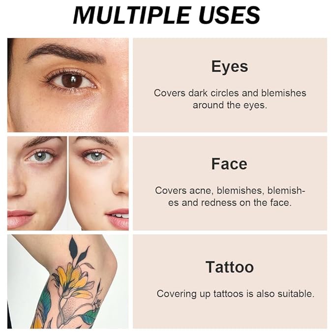 Kaely Pot Concealer Full Coverage Set,under Eye Brightener ojeras 06