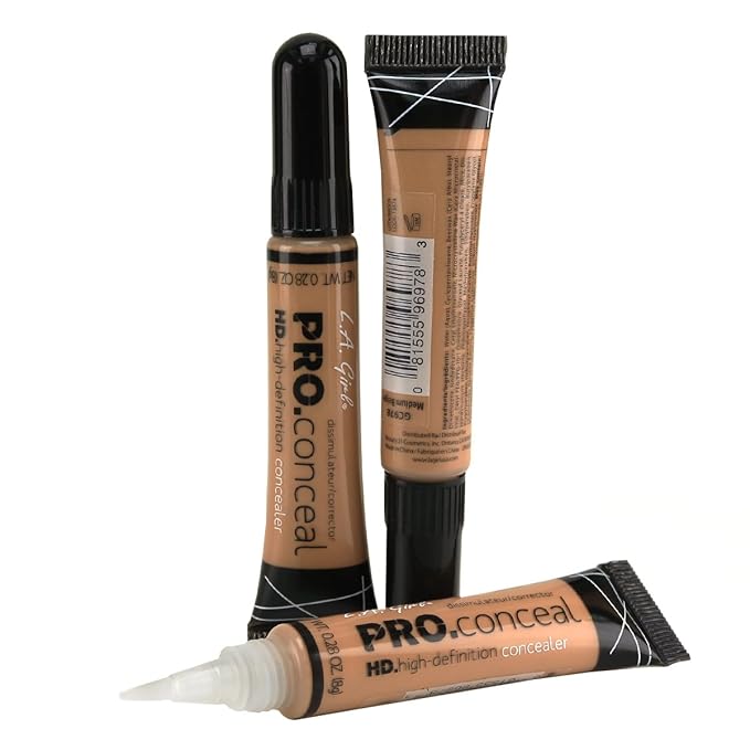 LA Girl HD Conceal High Definition Concealer (Medium of 3)
