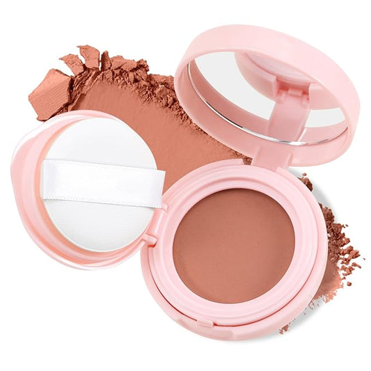 AFGHOZ Pink Cream Blush Powder, Matte Blush Shadow Mature Skin