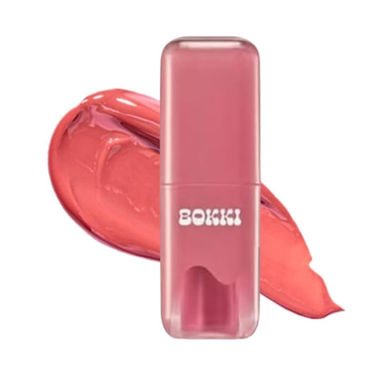 Glow Bokki Glossy Lip Tint, Korean Beauty (GB07 Bacon Pink, 4.1 grams)