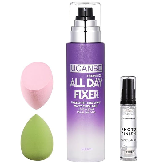 UCANBE Makeup Setting Spray + Face Primer +