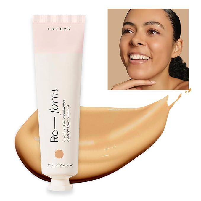 HALEYS Re-form Luminous Skin Foundation, VEGAN + CRUELTY-FREE, types (4.3)