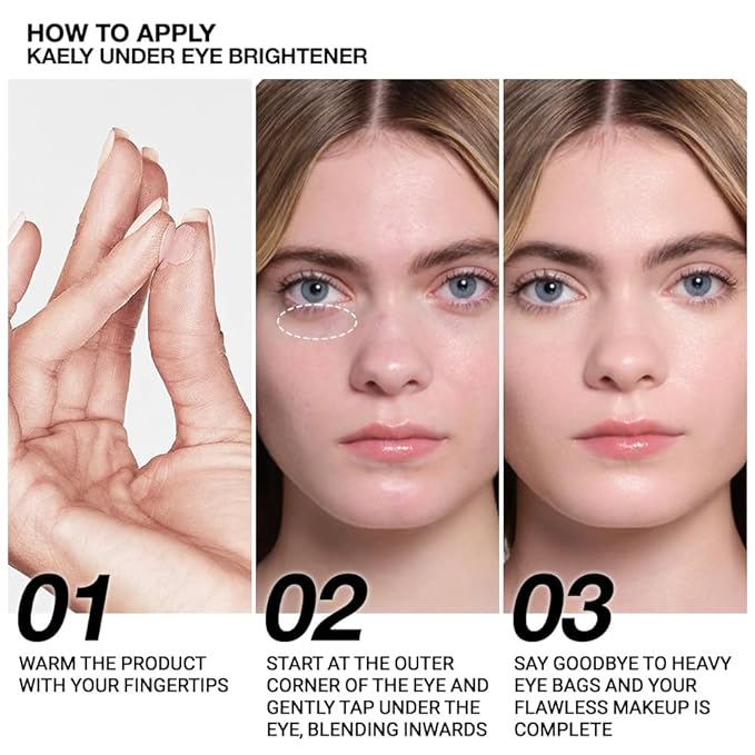 evpct under Eye Brightener, Nourishing Luminous under Eye Light Pink