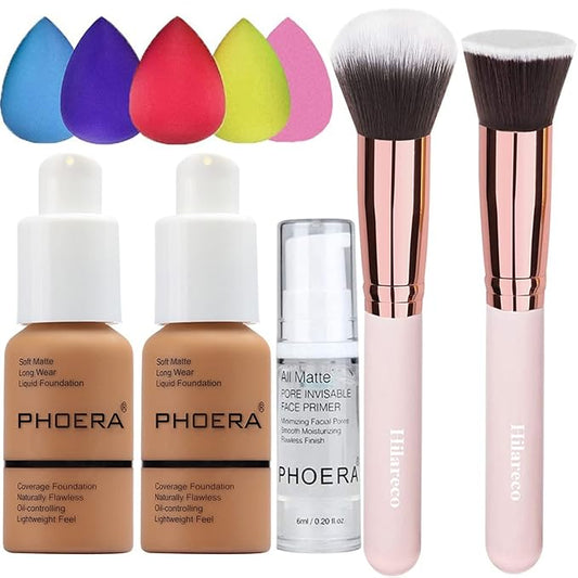 Phoera Foundation,Full Coverage Foundation,Hilareco Concealer Foundation Flawless 30ml 30ml