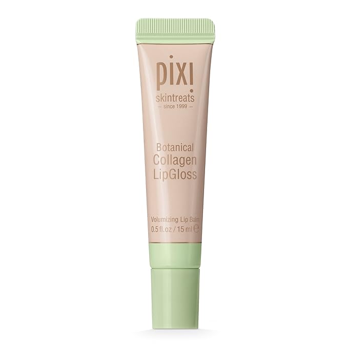 Pixi Botanical Collagen Lip Gloss | Nourishing and High Shine | 0.5 fl oz / 15 ml