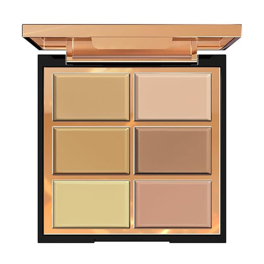 FV 6 Colors Cream Concealer Palette, Full Coverage 01 L