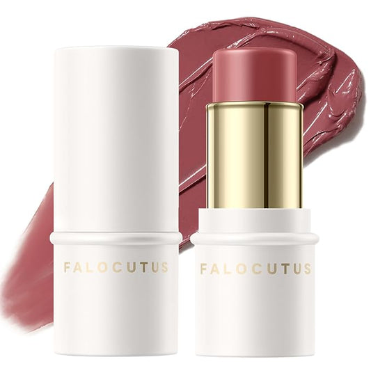 2Pcs Cream Blush Makeup Stick,Monochromatic Multi-Stick Face Blush