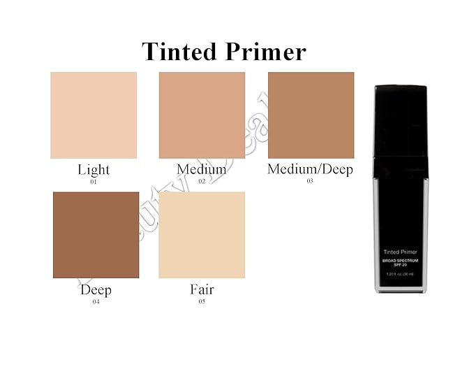 Tinted Face Primer Broad Spectrum SPF 20 Hydrates Skin (Light)
