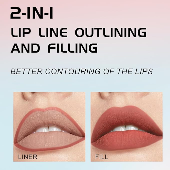 YOUNG VISION Gourd-Shaped Precision Liquid Lipstick & Lipliner YOUNG