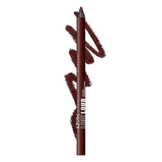 NYX PROFESSIONAL MAKEUP Line Loud Lip Liner, Longwear and Pigmented Lip Pencil with Jojoba Oil & Vitamin E - Make A Statement