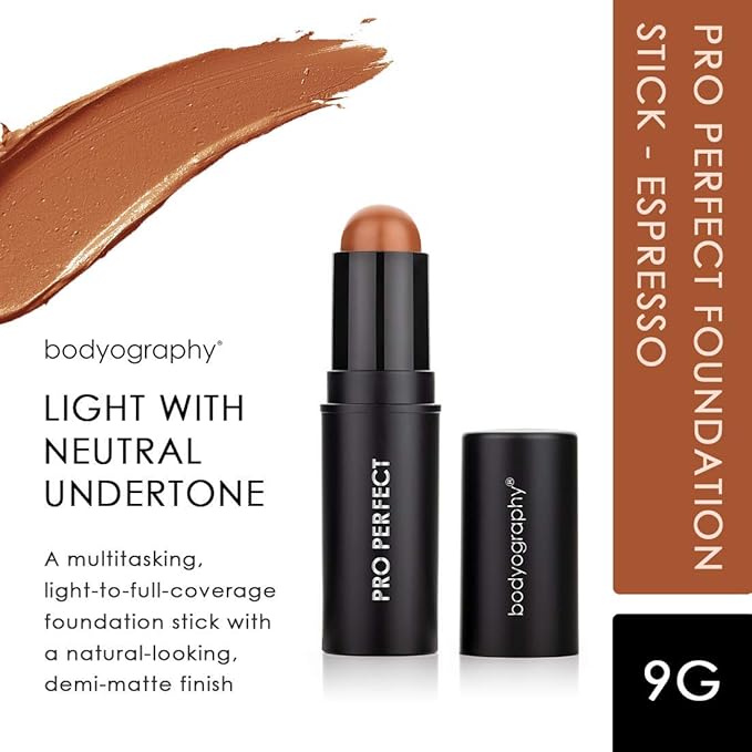Bodyography Pro Perfect Foundation Stick - Demi-Matte Finish E (Espresso)