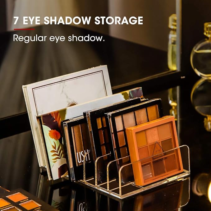Eyeshadow Makeup Palette Cosmetic Organizer - Waterproof Eyeshadow