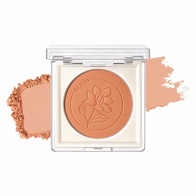 FOCALLURE Powder Palette Blush, Matte Mineral Blush Powder, Blendable, #101