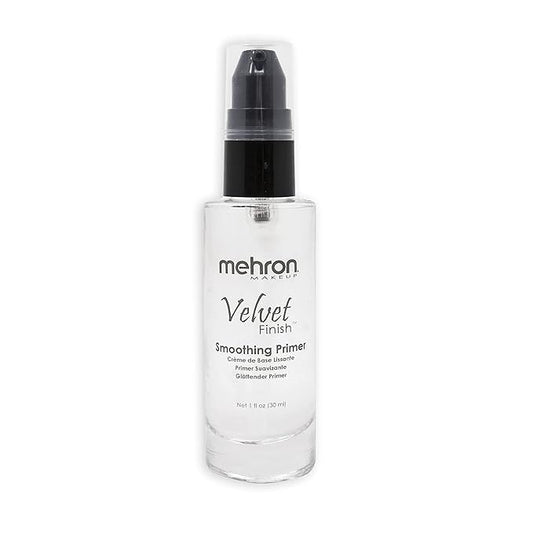 Mehron Makeup Velvet Finish Smoothing Primer | Professional oz () 30 ml
