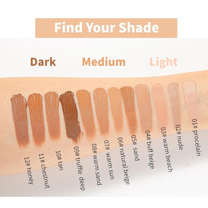 Flawless Matte Liquid Foundation Makeup, Vegan & Cruelty-Free, (04, ) 30ml