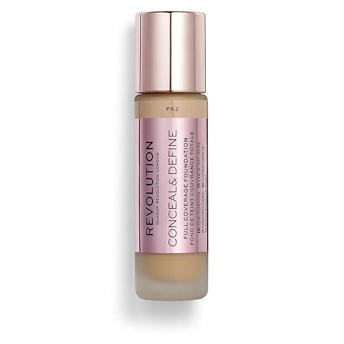 Makeup Revolution Conceal and Define Concealer, Full Coverage 0.7 Fl Oz
