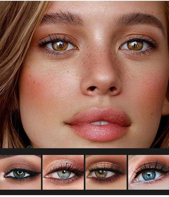 12 Colors Nude Eyeshadow Palette Travel Size Makeup,