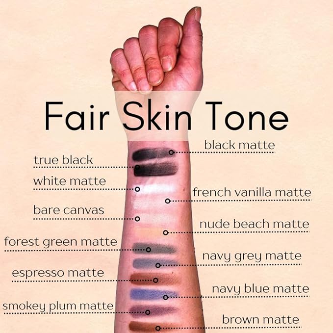 Navy Blue Dark Blue Matte Opaque Pressed Powder Single Vegan Eyeshadow; Talc, Paraben & Cruelty Free