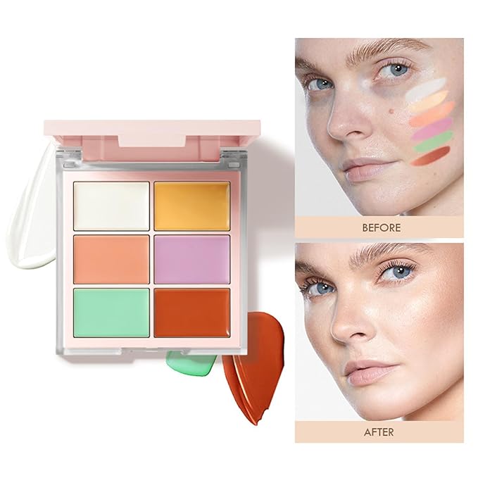 MAEPEOR Face Conceal Contour Palette 6 Colors Full
