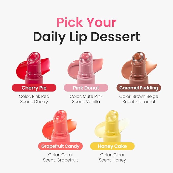 CNP Propolis Jelly Tinted Lipcerin - Cherry Pie, Hydrating Lip Gloss with Manuka Honey & Hyaluronic Acid, Gifts for Women, Korean Skin Care, 0.3 fl.oz.