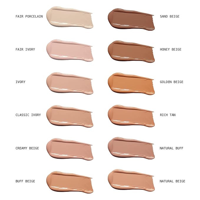 Ruby Kisses Liquid Foundation Medium Coverage, Lightweight, Natural