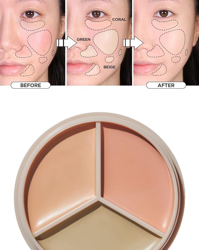 THESAEM Cover Perfection Triple Pot Concealer - 3 Correct Beige