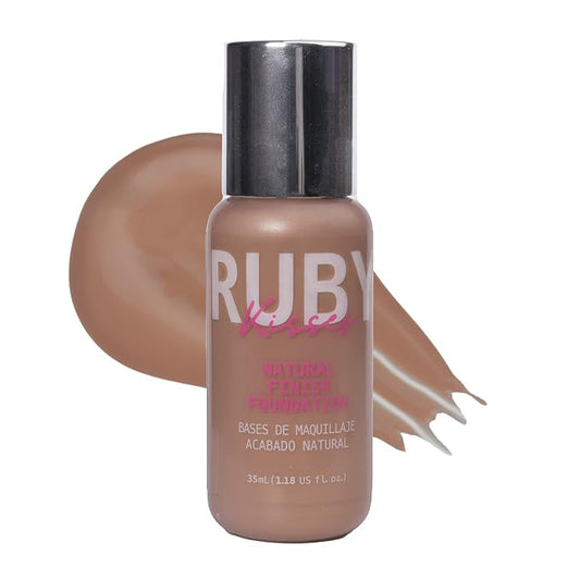 Ruby Kisses Liquid Foundation Medium Coverage, Lightweight, Natural