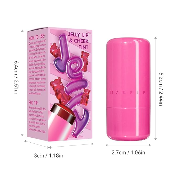 Milk Jelly Blush, Cooling Water Milk Jelly Tint, Makeup, 02