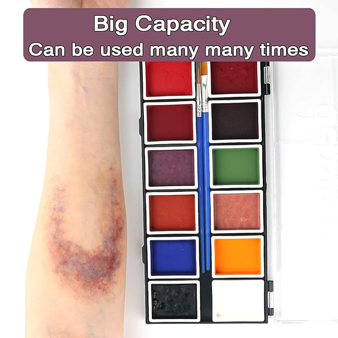 Depvision Alcohol Activated Face Paint SFX Makeup 12