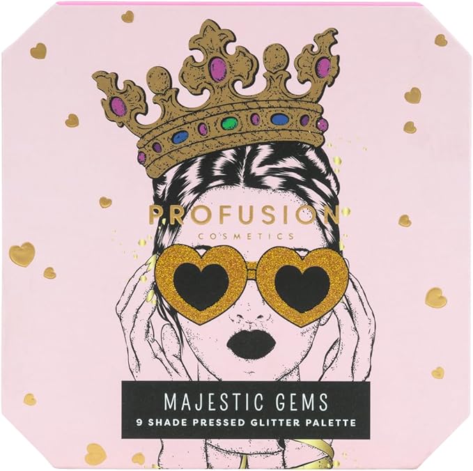 Profusion Cosmetics Majestic Gems 9 Shade Pressed Glitter