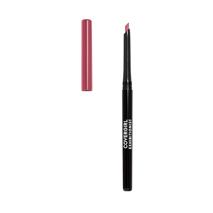 COVERGIRL - Exhibitionist All-Day Lip Liner, Retractable Tip, Easy application, Smudge, Transfer, Mask - Proof, 100% Cruelty-Free (Pack of 2)