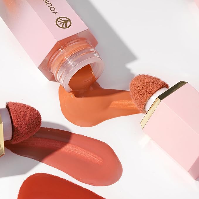 YOUNG VISION Liquid Cheek Blush -Soft Cream Rouge/Blusher Dewy Finish