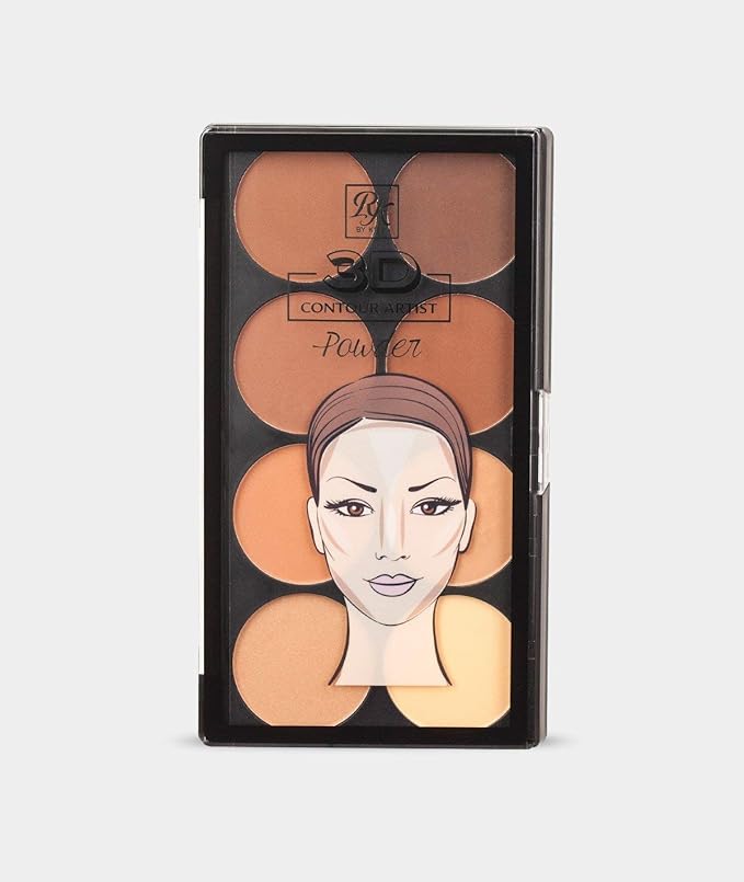 Ruby Kisses Flawless Finish with 3D Contour Powder