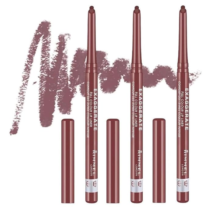 Rimmel Exaggerate Lip Liner Addiction, 0.008 Ounce, Pack Exaggerate