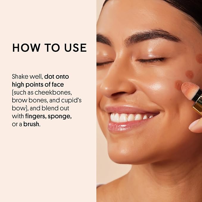 Winky Lux Cheeky Rose Liquid Highlighter, Gel Cream