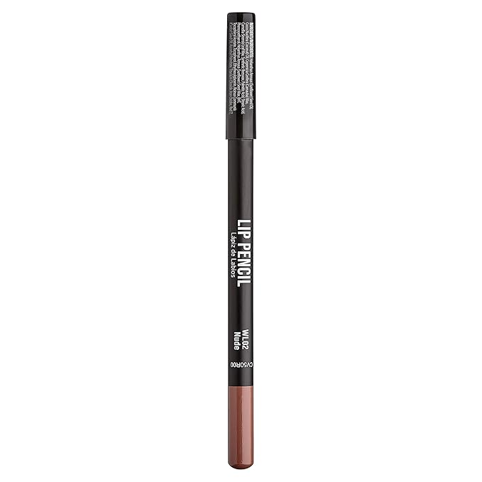 KISS New York Professional Slim Lip Pencil, Creamy Soft Lip Liner, Smooth Long-Lasting Rich Lip Color, Natural Lip Makeup, Water-Resistant Lip Crayon (Nude)