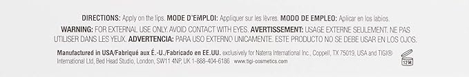 TIGI Cosmetics Luxe Lip-Gloss, Chic, 0.11 Ounce TIGI