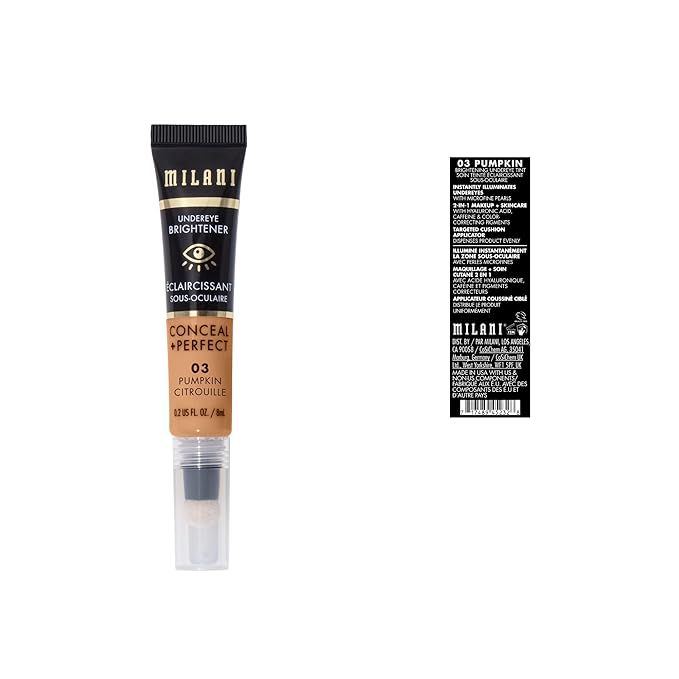 Milani Conceal + Perfect Undereye Brightener for Treating - Pumpkin