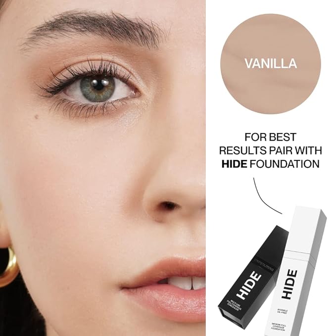 HIDE Liquid Concealer, Medium to Full Coverage Concealer fl oz