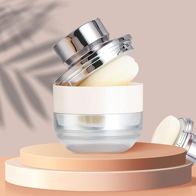 Topwon Portable Loose Powder Container Makeup 15G