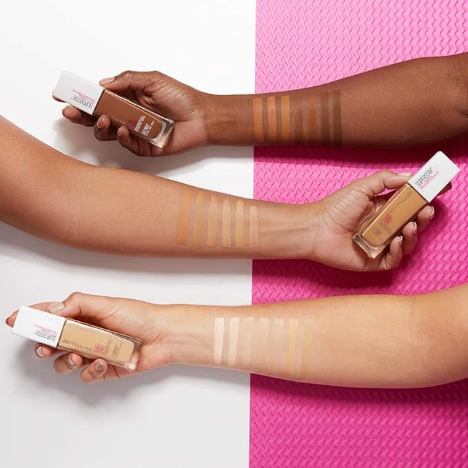 Maybelline New York Foundation, Superstay 24 Hour Longlasting Nude Beige 30 ml