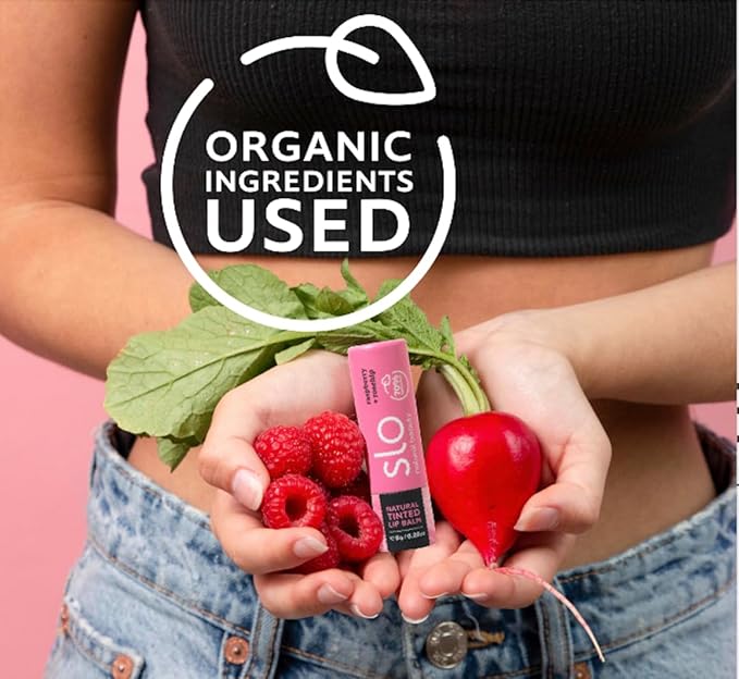 Slo | Natural Tinted Lip and Cheek Balm Lip 28oz